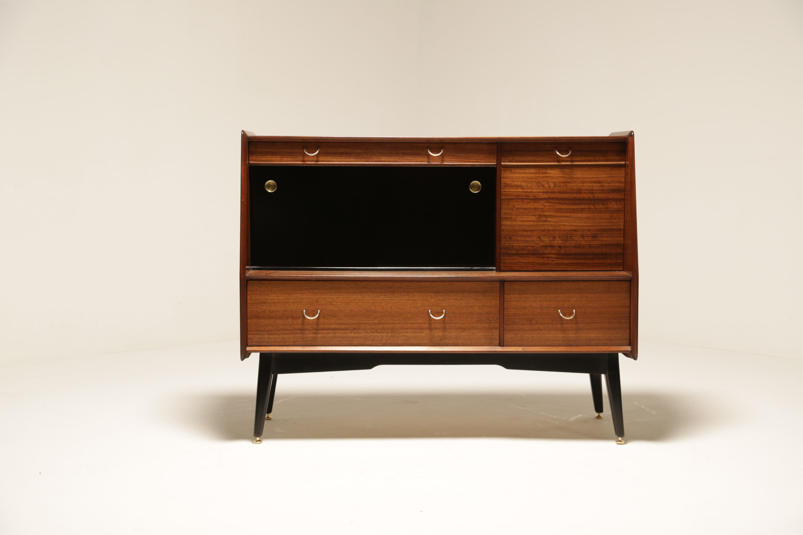 Vintage GPlan Tola & Black Librenza Sideboard The Vintage Hub