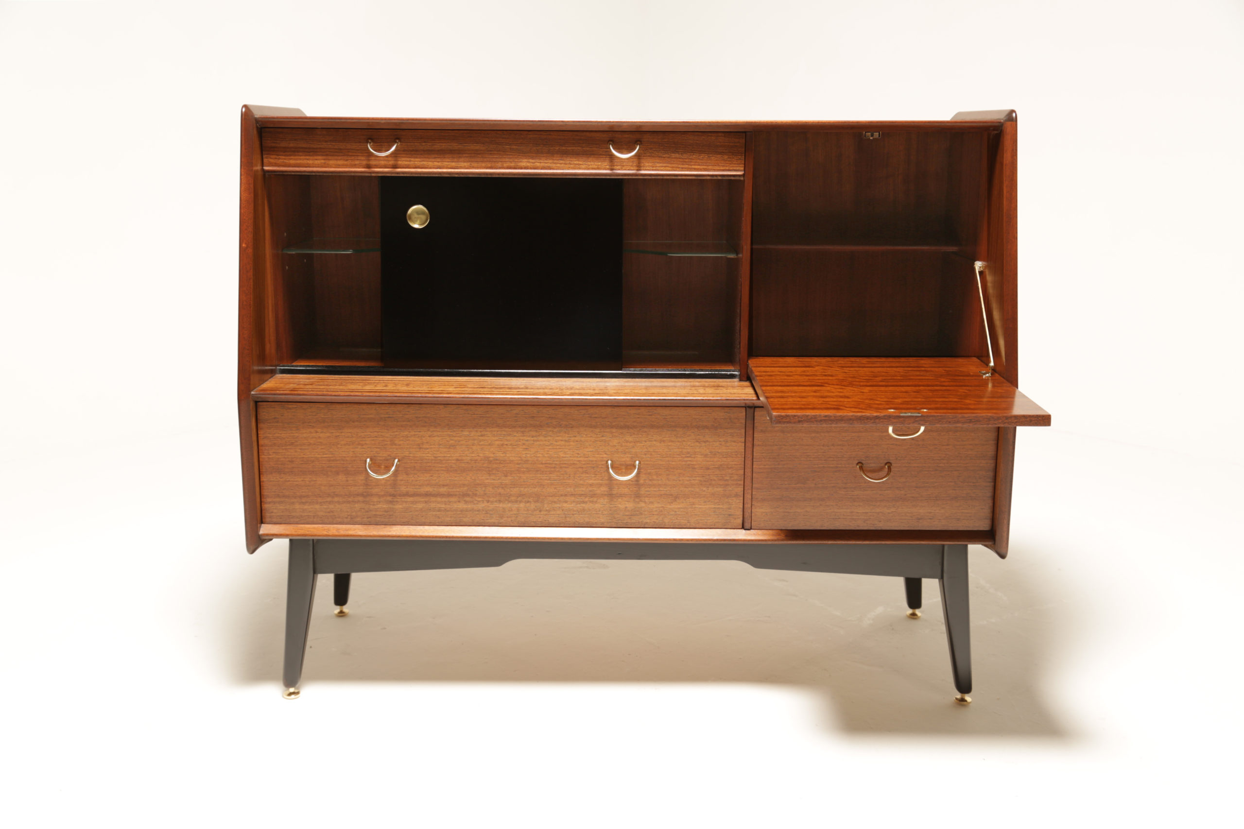 Vintage GPlan Tola & Black Librenza Sideboard The Vintage Hub