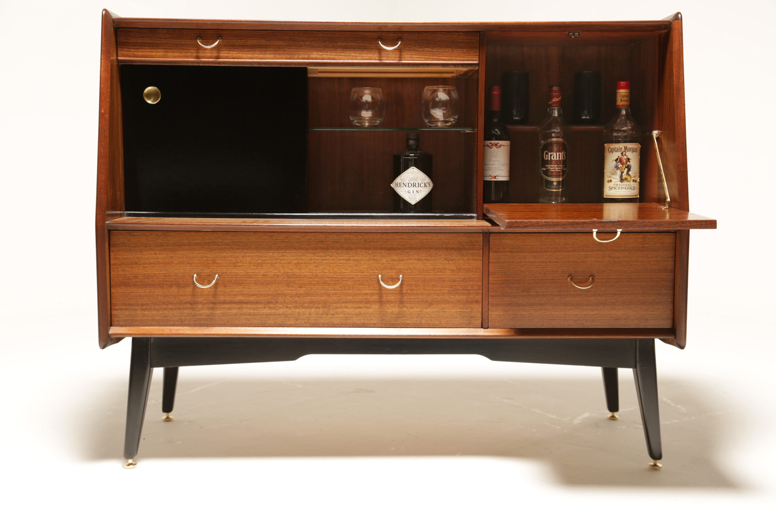 Vintage GPlan Tola & Black Librenza Sideboard The Vintage Hub